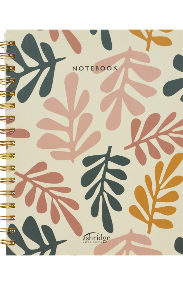 Ashridge Spiro Notebook Leaves